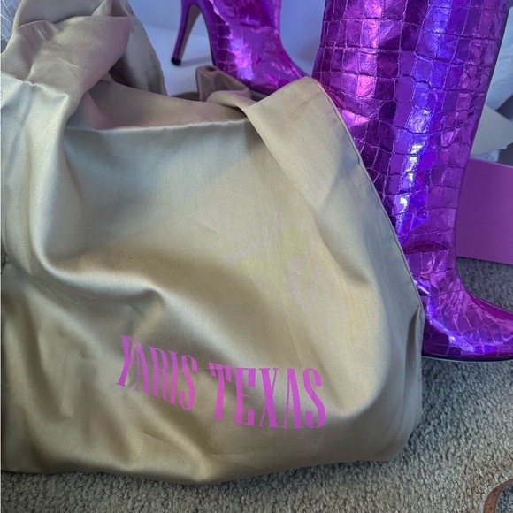 Paris Texas metallic fuchsia boots - Picture 9 of 9
